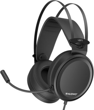 6195Xwp6DZL._AC_SL1500_ سماعات راس من نوبوو للالعاب لاجهزةPS4 ان 7 استيريو سلكية لالعاب الكمبيوتر - ميكروفون لالغاء الضوضاء فوق الاذن الشخصي MAC PS4 Xbox أسود